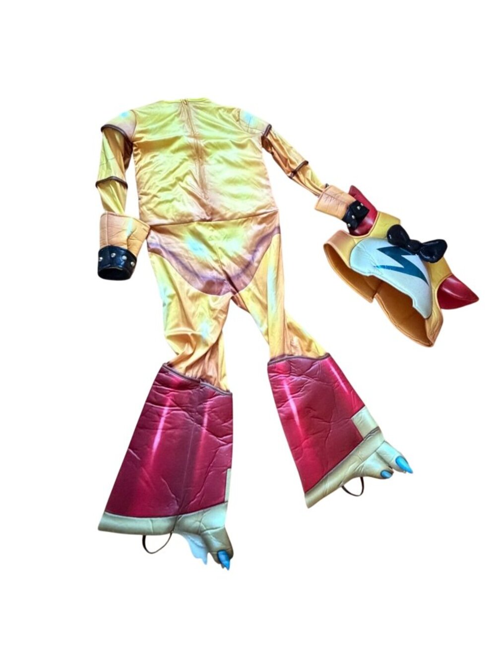 Spirit Halloween Five Nights at Freddy's Glamrock Freddy Child costume Sz 12/14 - Picture 10 of 13